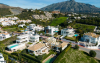 detached villa for sale in Marbella sky view