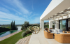 detached villa for sale in Marbella terrace lateral view